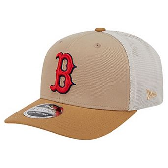 Men's New Era Stone Boston Red Sox 9SEVENTY Trucker Adjustable Hat