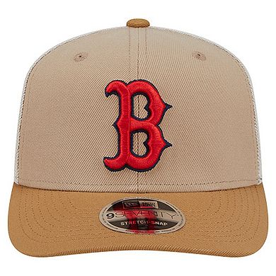 Men's New Era Stone Boston Red Sox 9SEVENTY Trucker Adjustable Hat