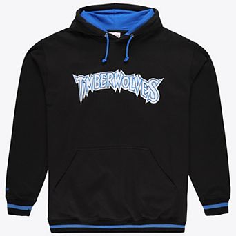 Men's Mitchell & Ness Black Minnesota Timberwolves Hardwood Classics Big & Tall Hoodie