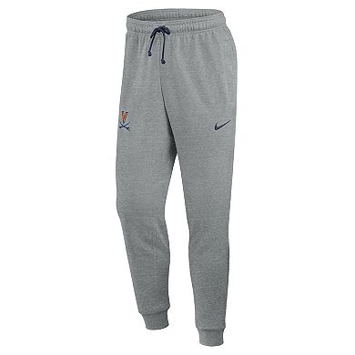 Men's Nike Heather Gray Virginia Cavaliers Basketball Practice Dri-FIT Taper Sweatpants