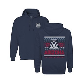 Youth Navy Arizona Wildcats Classic Holiday Sweater Hoodie