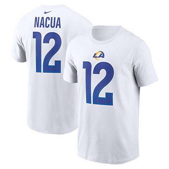 Men's Nike Puka Nacua White Los Angeles Rams Player Name & Number T-Shirt