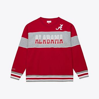 Men's Mitchell & Ness Crimson Alabama Crimson Tide Fleece Sweatshirt