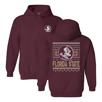Youth Garnet Florida State Seminoles Classic Holiday Sweater Hoodie