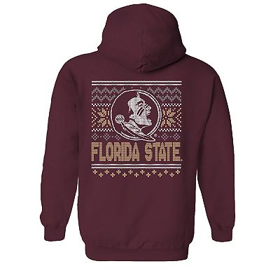 Youth Garnet Florida State Seminoles Classic Holiday Sweater Hoodie