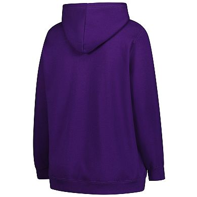 Women's '47 Purple Minnesota Vikings Plus Size Whirlwind Naomi Hoodie