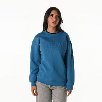 Unisex The Wild Collective Blue Carolina Panthers Fleece Sweatshirt