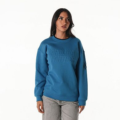 Unisex The Wild Collective Blue Carolina Panthers Fleece Sweatshirt
