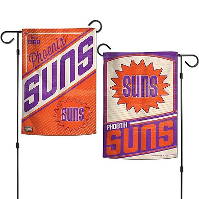 WinCraft Phoenix Suns 12" x 18" Hardwood Classics Double-Sided Garden Flag