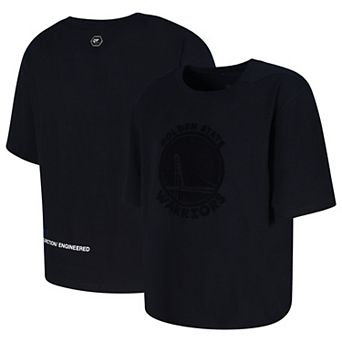 Men's Protege Black Golden State Warriors Eco-Poly Interlock Fashion Tonal T-Shirt