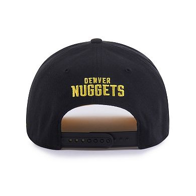 Men's Brand Seen by '47 Black Denver Nuggets Sorry I Was Hooping Hitch Adjustable Hat