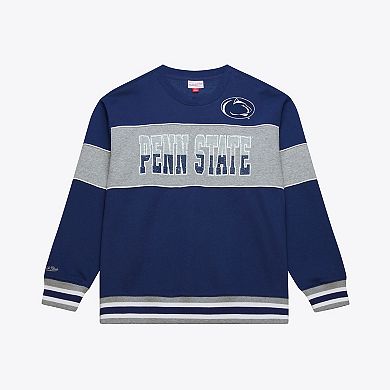 Men's Mitchell & Ness Navy Penn State Nittany Lions Fleece Sweatshirt