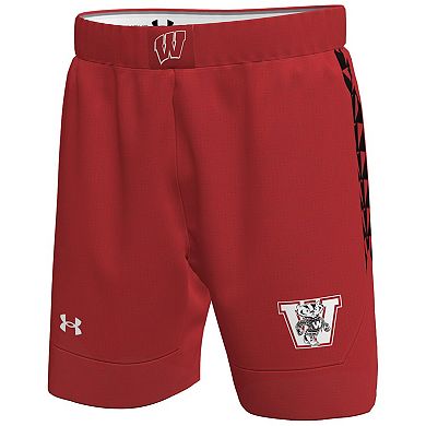 Men's Under Armour Red Wisconsin Badgers Special Game Replica Basketball Shorts