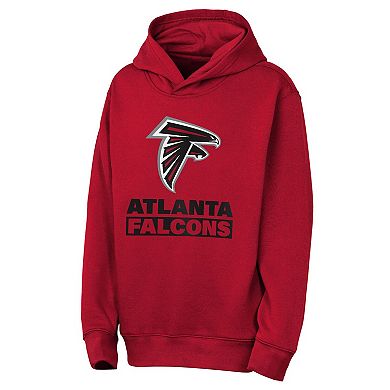 Youth Outerstuff Red Atlanta Falcons Back to Basics Hoodie