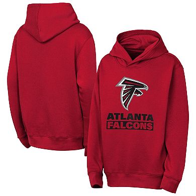 Youth Outerstuff Red Atlanta Falcons Back to Basics Hoodie