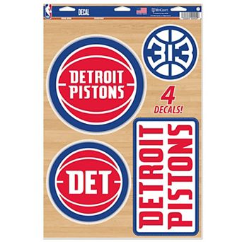WinCraft Detroit Pistons Primary 11'' x 17'' Multi-Use Decal Sheet