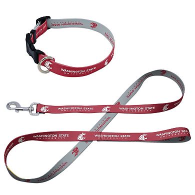 WinCraft Washington State Cougars Pet Leash and Collar Set