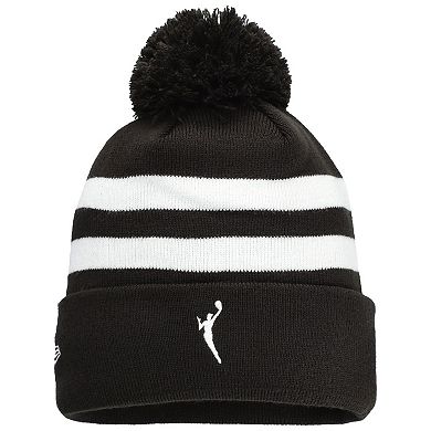 Unisex New Era Black Atlanta Dream Core Cuffed Knit Hat with Pom