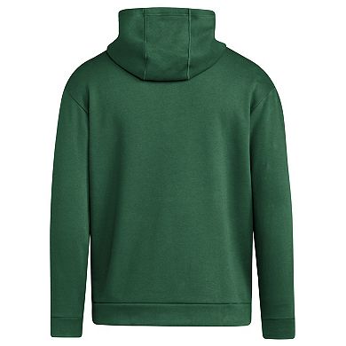 Men's adidas Green Miami Hurricanes Faded Dream Fleece Hoodie