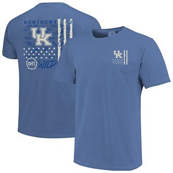 Men's Royal Kentucky Wildcats Comfort Colors OHT Camo Overlay T-Shirt