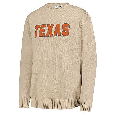 Unisex Uscape Apparel Ash Texas Longhorns Embroidered Applique Sweater