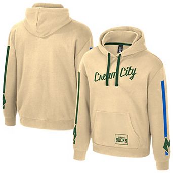 Unisex Stadium Essentials Cream Milwaukee Bucks 2025/26 City Edition City Star Hoodie