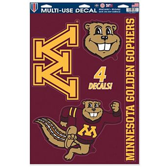 WinCraft Minnesota Golden Gophers Primary 11'' x 17'' Multi-Use Decal Sheet