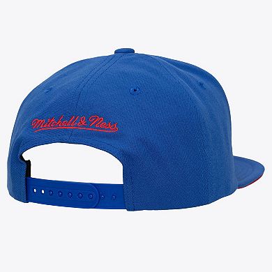 Men's Mitchell & Ness Red/Blue New York Rangers Color Pop Snapback Hat