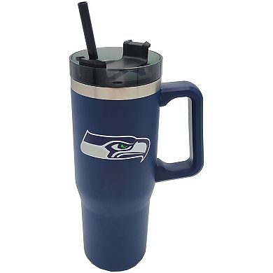 Pegasus Seattle Seahawks 60" x 70" Logo Blanket and 30oz Stainless Steel Tumbler Combo