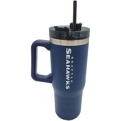 Pegasus Seattle Seahawks 60" x 70" Logo Blanket and 30oz Stainless Steel Tumbler Combo