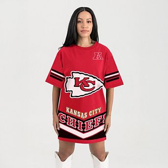 Women's Gameday Couture Red Kansas City Chiefs Perfect Score Vintage T-Shirt Dress