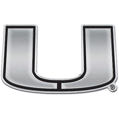 WinCraft Miami Hurricanes Chrome Auto Emblem