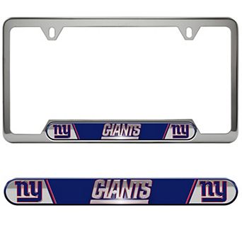 Logo Brands New York Giants Embossed License Plate Frame