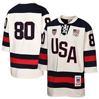 Women's Outerstuff #80 Team USA Milano Cortina 2026 Winter Olympics Fashion Hockey Jersey Tunic