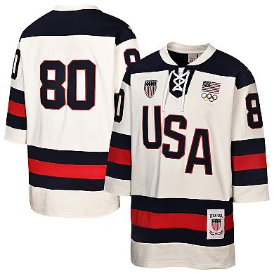 Women's Outerstuff #80 Team USA Milano Cortina 2026 Winter Olympics Fashion Hockey Jersey Tunic