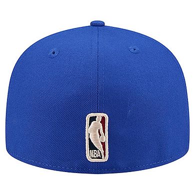 Men's New Era Royal Philadelphia 76ers Core Logo 59FIFTY Fitted Hat