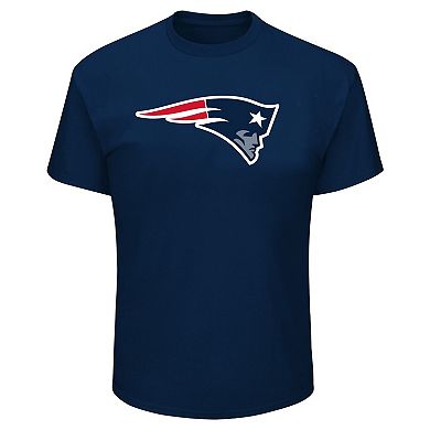 Men's Fanatics Drake Maye Navy New England Patriots Big & Tall Player Name & Number T-Shirt
