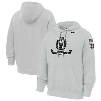 Men's Nike Gray Army Black Knights Army 250 Collection Club Fleece Hoodie