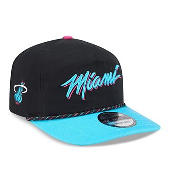 Men's New Era Black/Turquoise Miami Heat 2025/26 City Edition 19TWENTY Adjustable Hat