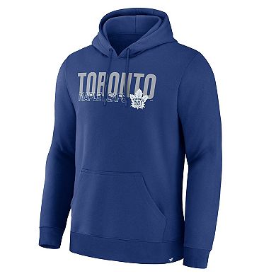 Men's Fanatics Blue Toronto Maple Leafs Net Minder Legacy Hoodie