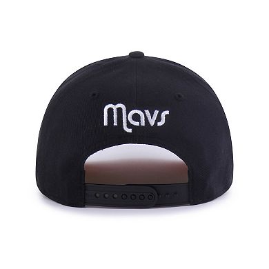 Men's Brand Seen by '47 Black Dallas Mavericks Sorry I Was Hooping Hitch Adjustable Hat