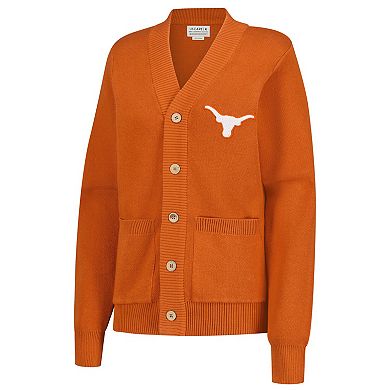Unisex Uscape Apparel Texas Orange Texas Longhorns Chenille Patch Cardigan
