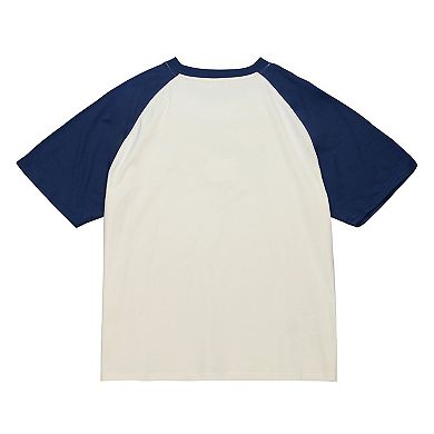 Women's Mitchell & Ness Cream Houston Astros Boyfriend Raglan T-Shirt