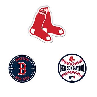WinCraft Boston Red Sox 3-Pack Premium Fridge Magnet Set