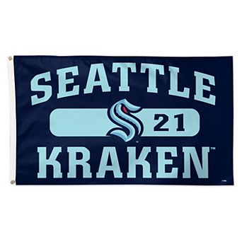 WinCraft Seattle Kraken 3' x 5' Single-Sided Franchise Establishment Deluxe Flag