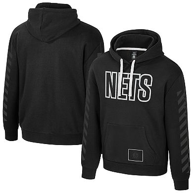 Unisex Stadium Essentials Black Brooklyn Nets City Star Hoodie