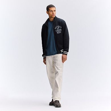 Fanatics Black Detroit Lions IconicFleece Full-Zip Jacket
