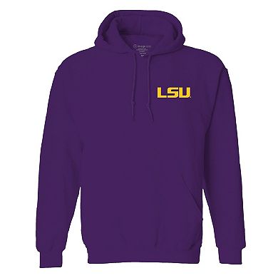 Youth Purple LSU Tigers Classic Holiday Sweater Hoodie