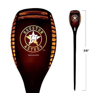 Sporticulture Houston Astros Team Pride LED Solar Torch