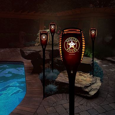 Sporticulture Houston Astros Team Pride LED Solar Torch